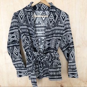 H&M Aztec Print Jacket Size 20